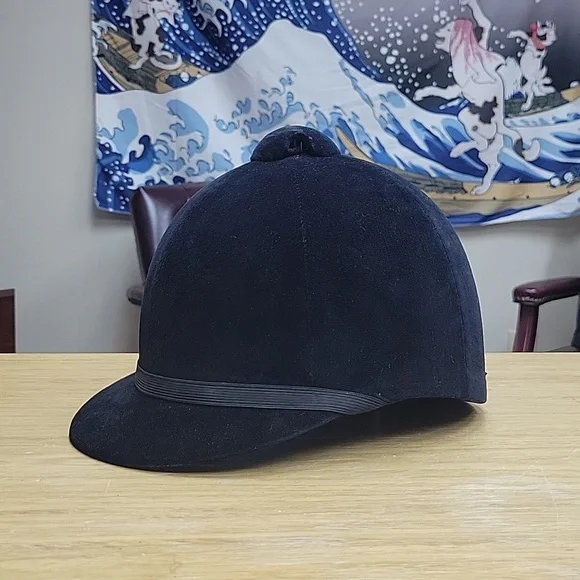 Crump Mastermade Equestrian Velvet Riding Hat - Picture 1 of 5